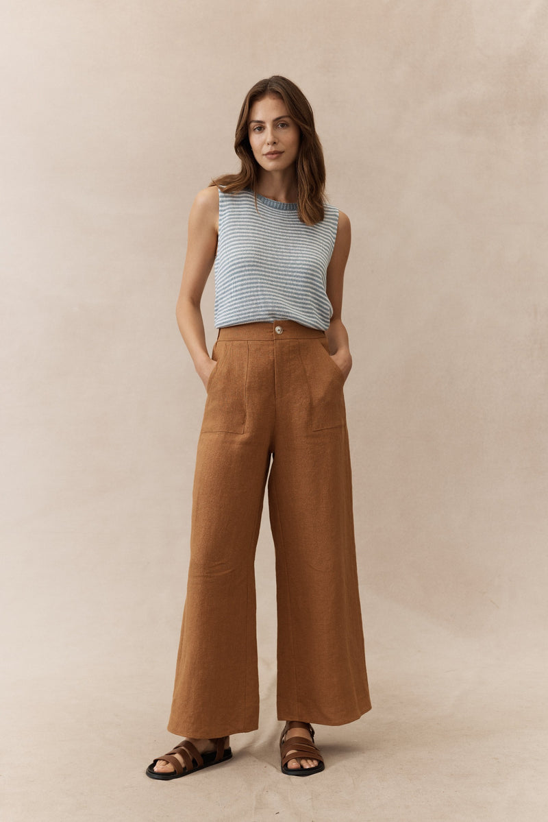 Jude Linen Pants - Little Lies – Jipsi Cartel