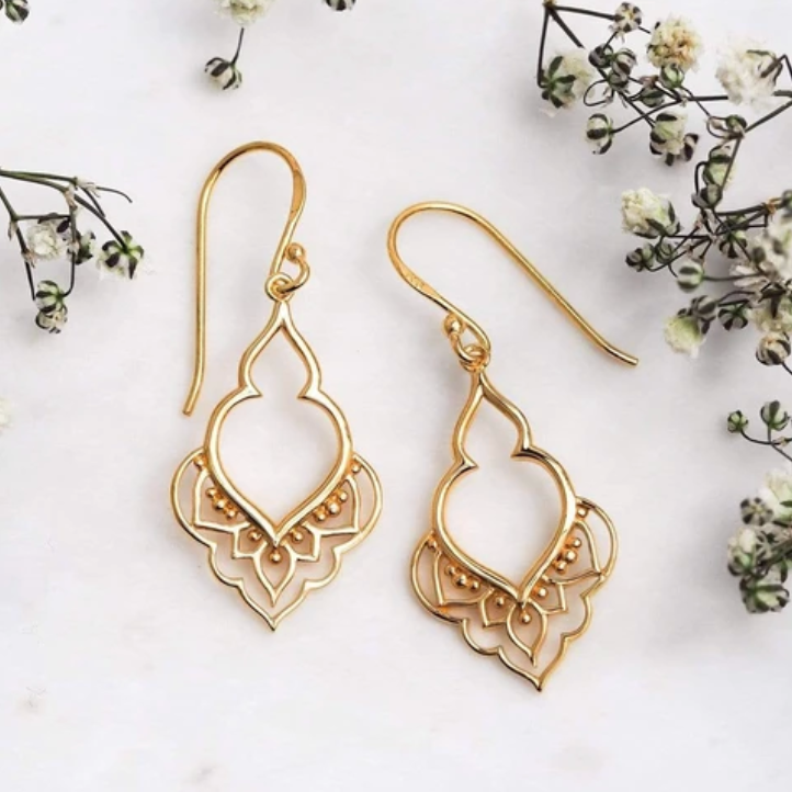 Gold Moroccan Doorway Earrings Jipsi Cartel