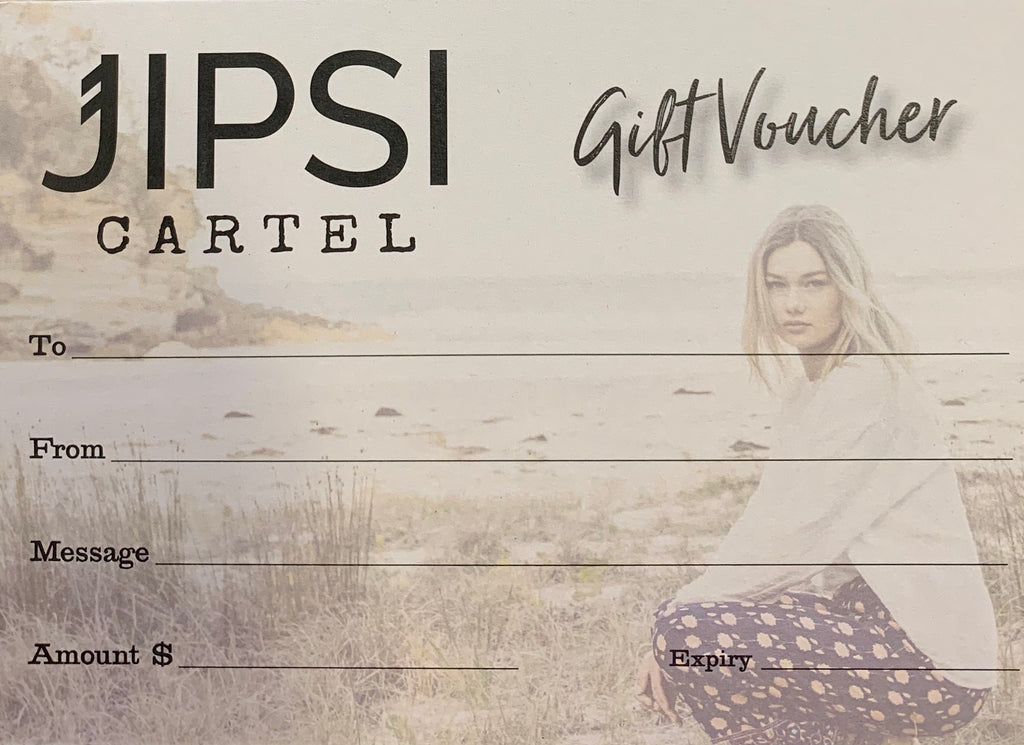 Jipsi Cartel Gift vouchers online