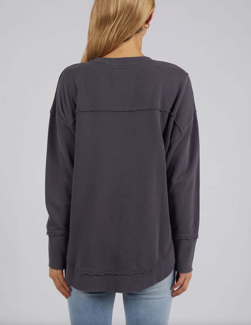 delilah cotton knit crew jumper by foxwood