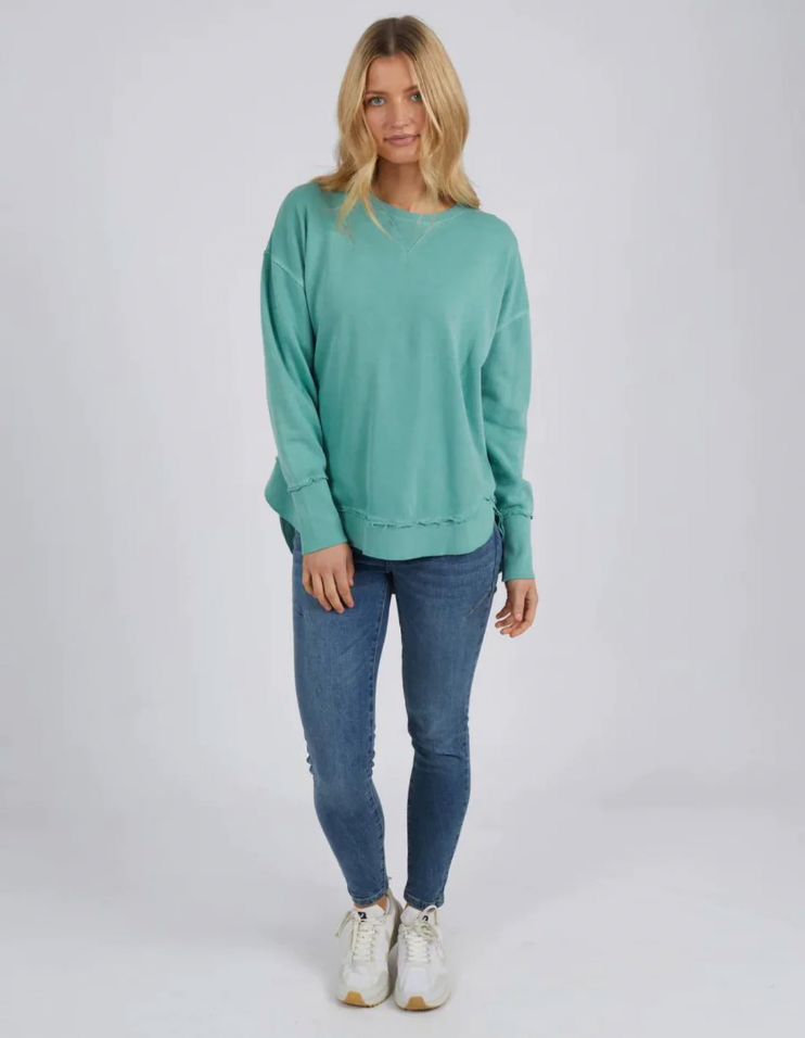 delilah cotton knit crew jumper by foxwood