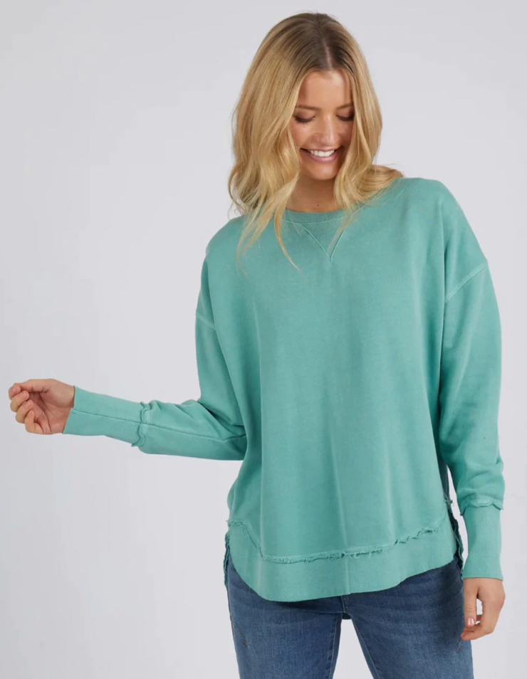 delilah cotton knit crew jumper by foxwood