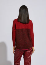 Donegal Feature Jumper by ldandco is a pull on knitted wool blend sweater