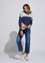 Intarsia Trim Jumper by ldandco is a knitted patterned jumper