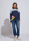 Intarsia Trim Jumper by ldandco is a knitted patterned jumper