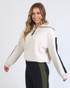 Knit Collar Crew