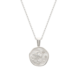Murkani Leo Necklace - Zodiac series - Silver front view