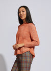 mouline knit by ld and co is a cotton blend knitted jumper in apricot