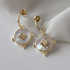 Oval Mother of Pearl Earrings