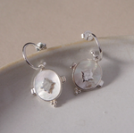 Oval Mother of Pearl Earrings