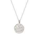 Murkani Scorpio Necklace - Zodiac series - Silver front view