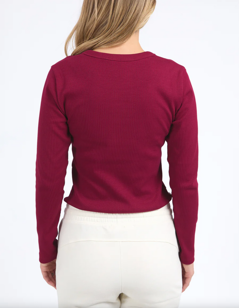 Scoop L/S Rib - Foxwood