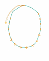 Short Tuquoise Bead Necklace