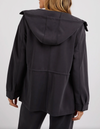 the storm anorak by foxwood is a luxury modal blend casual jacket with a hood and zip