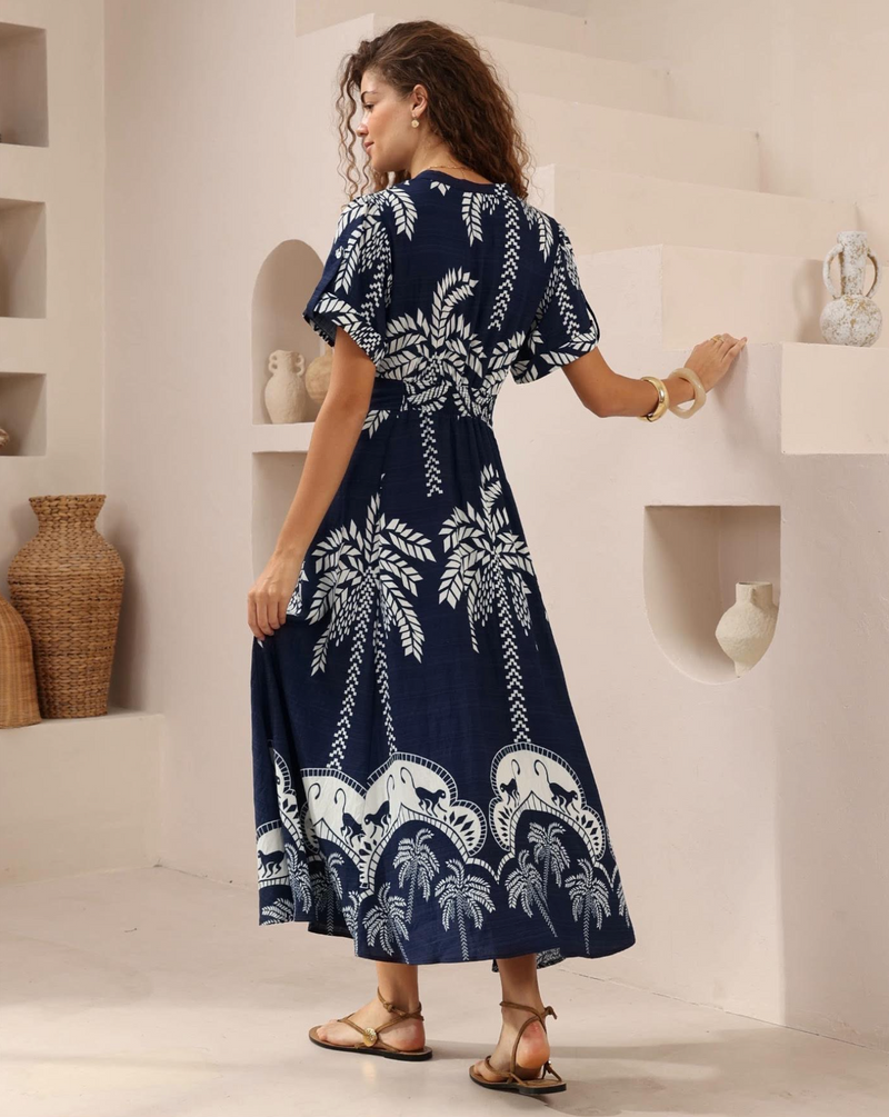 Twilight Palms Dress