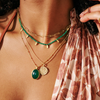 Murkani statement gold and green onyx jewellery