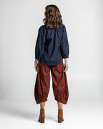 guru pants in palm print by boom shankar a baggy cotton boho block printed oull on pants 