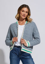 Jacquard Bomber Jacket