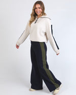 Knit Collar Crew