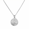 Moonlit Waves Necklace Silver