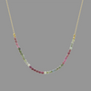 Tourmaline necklace in Gold by Murkani