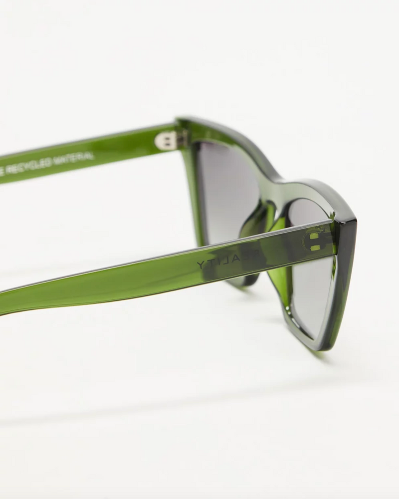 van saint sunglasses by reality eyewear are recycled frames with high quality tinted lenses for ultimate uv protection