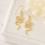 Serpent Seer Earrings Gold