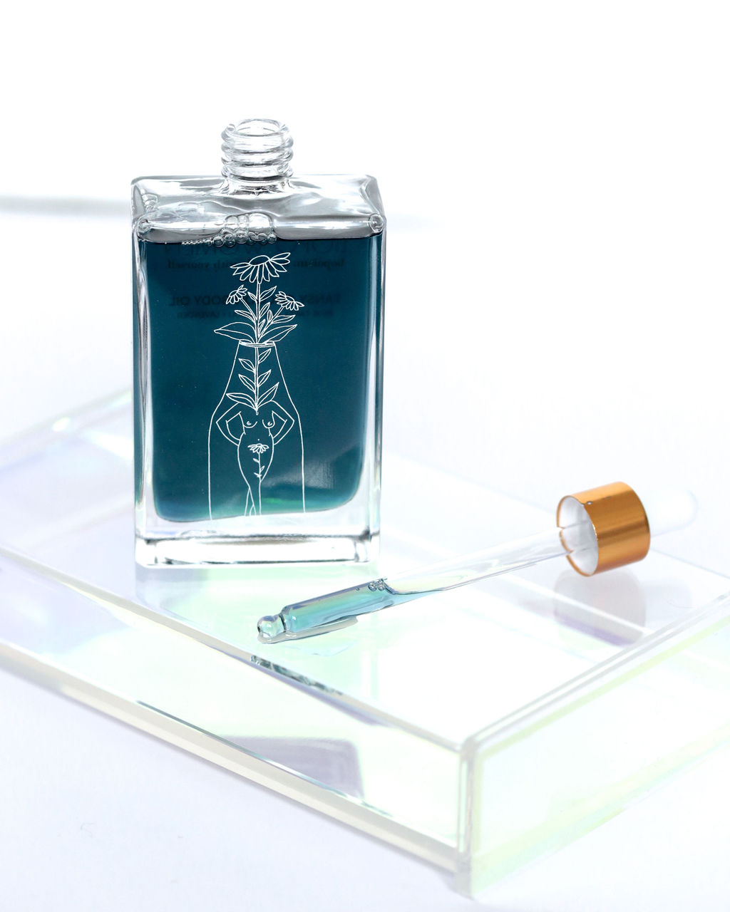 blue tansy all natural body oil by bopo women