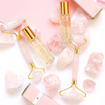 A crystal infused essential oil blend to cultivate love & abundance in your life by Bopo skincare. Perfect as a light natural perfume alternative.