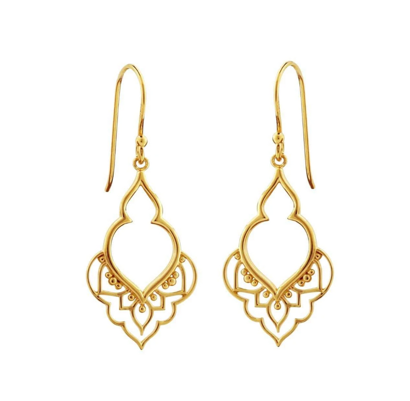 Gold Moroccan Doorway Earrings