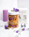 The daydream bathsoak by bopo is a flower and essential oil infused bath treatment