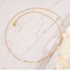 a fine gold pearl necklace by midsummer star jewellery