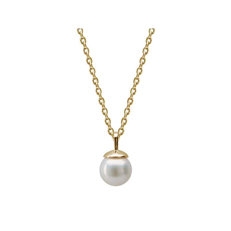 Gold Pearl Necklace