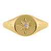 Gold Enchanted Light Signet Ring