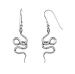 Serpent Seer Earrings Silver