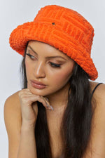 soleil is a terry towelling bucket hat by peta and jain