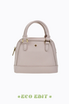 brielle is a vegan leather eco handbag by peta and jain in nude